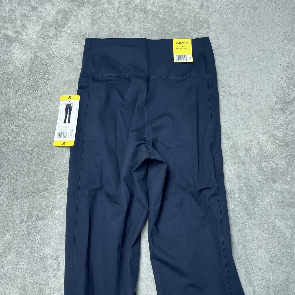 Jockey Women's S Studio Flare Pants Neo Navy H0791 - Picture 10 of 10